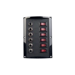 Talamex - Switch Panel with Circuit Breakers 6 way - 14.577.046
