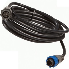 Lowrance Transducer Extension Cable 20FT - Elite - HDI - XT-20BL - Blue Plug