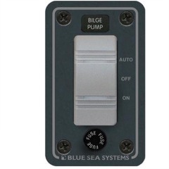 Blue Sea -  Bilge Pump Control Switch ON / OFF / AUTO Fused & Waterproof 12v DC - 8263