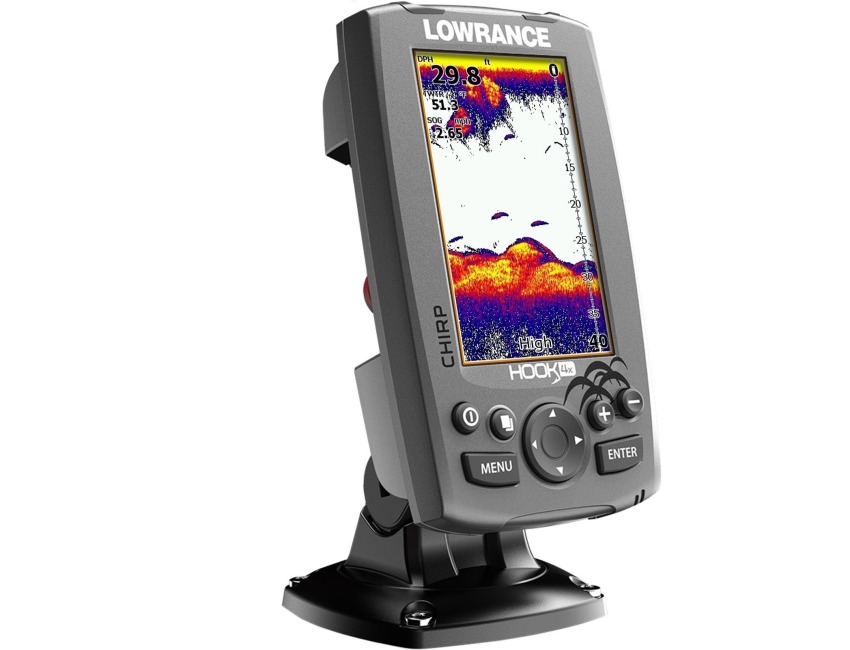 Lowrance HOOK 4x Fishfinder c/w P79 In hull transducer Fishfinders