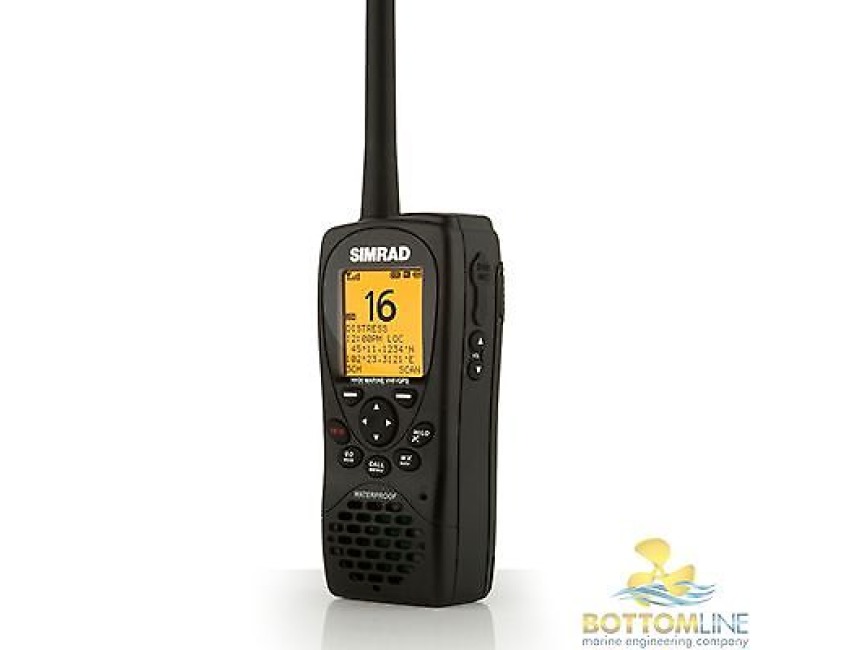 SIMRAD HH36 GPS DSC Handheld Marine VHF Radio Distress button UK