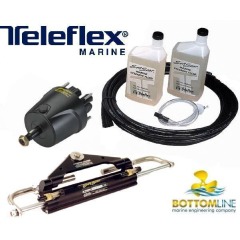 Baystar - Outboard motor - Hydraulic Steering kit - Rated up to 150hp - Teleflex