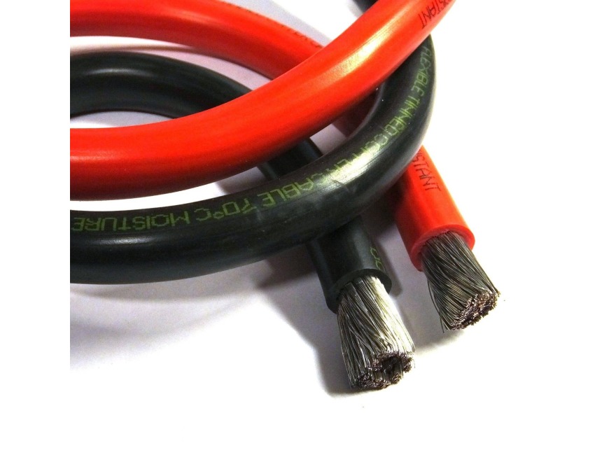 50mm Automotive Marine Tinned Battery Cable 345 Amp RED All Lengths