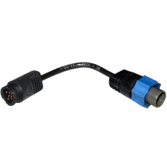 Lowrance Transducer Adapter - TA-UQ2BL-T - 000-10052-001 - Blue Plug to Uniplug
