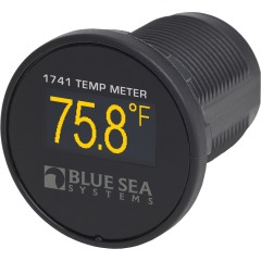 Blue Sea - Mini OLED (40mm) Temperature Monitor - Yellow - PN. 1741