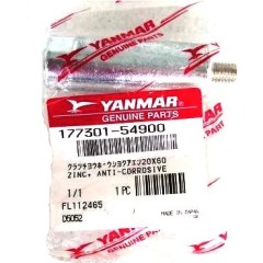 YANMAR Pencil Anode 4LH-STE (for inter-cooler) - 177301-54900