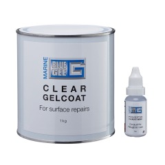 Clear Gelcoat + Catalyst - 1Kg - 18001