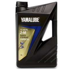 Yamalube - Super 2 stroke Engine oil -  2-M -  4 Litre  YAMAHA  Marine - YMD-63021-04-00