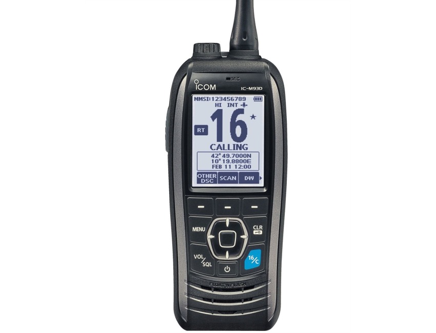 ICM93D Marine VHF Handheld Distress DSC GPS Waterproof