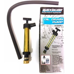 Genuine Quicksilver Crankcase Oil Drain Pump - Brass Pump Premium Quality - 802889Q1