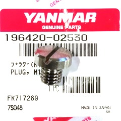 Yanmar SD20 Drain plug SD20 - 196420-02530