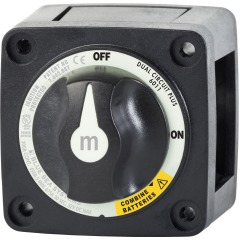 Blue Sea - Battery Switch - Black - Mini - Marine rated - IP66 - DUAL OFF/ON+ -