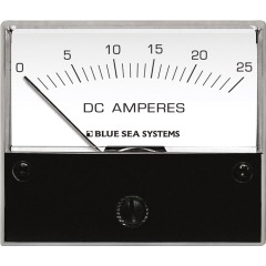 Blue Sea - DC Analog Ammeter - 0 to 25A with Shunt - PN. 8005