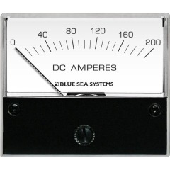 Blue Sea - DC Analog Ammeter - 0 to 200A with Shunt - PN. 8019