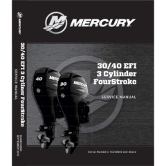 Mercury - SERVICE MANUAL 30HP 40HP EFI - Quicksilver - 90-8M0105569