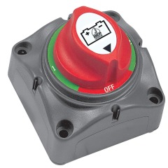 BEP - BATTERY SELECTOR SWITCH 1-2-BOTH-OFF 48V Max. 200A Cont. (Bulk) - 701-S-B