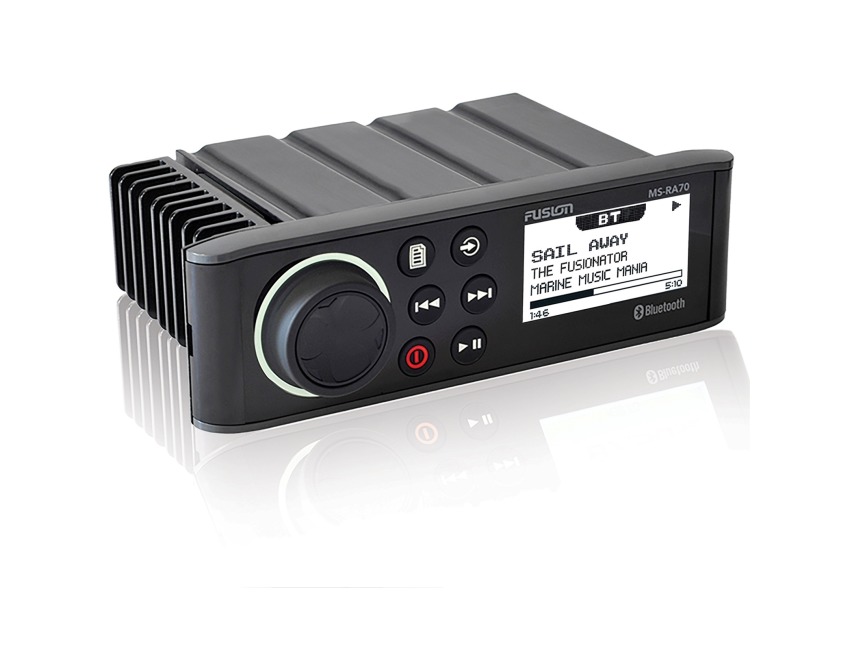 FUSION RA70 USB Marine Radio Head units Bottom Line Isle of Man