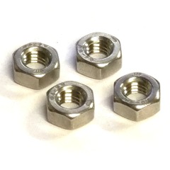 Stainless Hexagon Plain Nut - M6 - A4-70 - (Pack of 4)