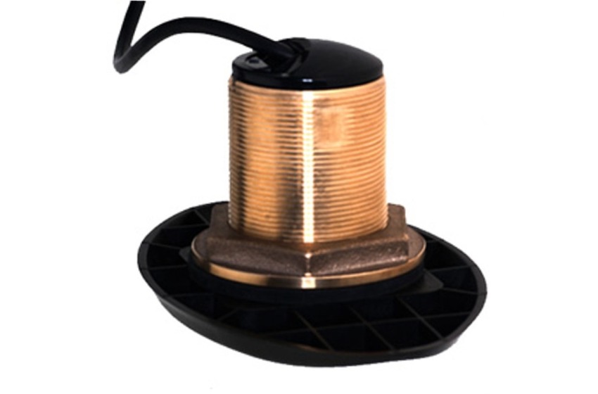 Lowrance Bronze HDI Through Hull Transducer 12 degree Tilt