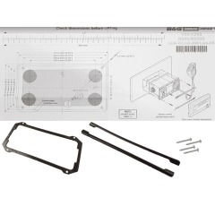 SIMRAD - RS40/V60 VHF Flush Mounting kit - 000-14915-001