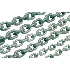 Talamex Galvanized Anchor Chain - Calibrated 10 mm - per 1/2 meter (500 mm) - 07.102.210