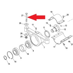 MerCruiser - SCREW (.500-20 x 4.500) - MPI 4.3L 5.0L 5.7L EFI 6.2L - 10-57053