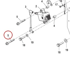 Mercury - Ignition Coil Mounting Screw - Quicksilver - 10-82129145