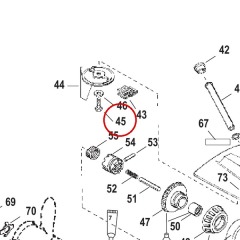 Mercury - Propeller Shaft Screw - Quicksilver - 10-82497020