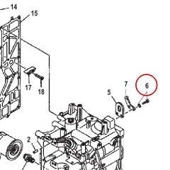 Mercury - BOLT (M6 x 20) - EFI - 10-8257021