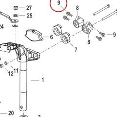 Mercury - Steering Arm Bolt - Quicksilver - 10-879194273