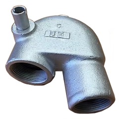 YANMAR - 2QM20 3QM30 YSE YSB YSM Exhaust mixing elbow - 104214-13521