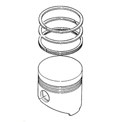 YANMAR - Piston (STD) 1GM10 2GM20 3GM30 - 105311-22090