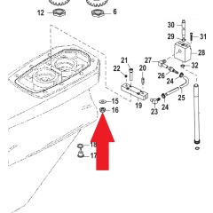 MerCruiser - NUT (.562-18) Stainless Steel - 11-47302