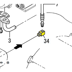Yanmar - Connector 6LY2 - 119574-39720
