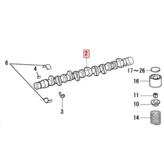Yanmar - Camshaft 6LP - 119770-00330
