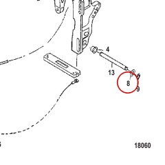 Mercury - WASHER - Quicksilver - 12-853822002