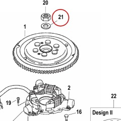 Mercury - WASHER - Quicksilver - 12-8539911