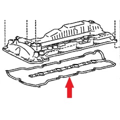 Yanmar - Gasket Head Cover - 4LV - 120670-11220