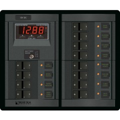 Blue Sea - 12 Volt DC Panel - 12 Position - PN. 1217