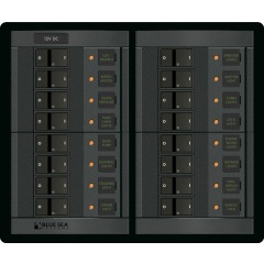 Blue Sea - 12 Volt DC Panel - 16 Position - PN. 1222