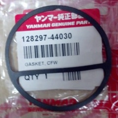 Genuine YANMAR 2GM20F / 3GM30F (YEU) Heat Exchanger Gasket - 128297-44030