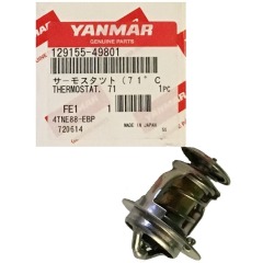 Genuine YANMAR Thermostat - 3TN75E  3TNV82A Series Engines - 129155-49801