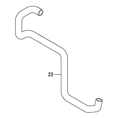 YANMAR Hose - RWP to Heat exchanger - 129271-49040