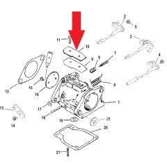 Mercury Carb Cover Plate - 1395-811221