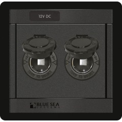 Blue Sea - DC 12 Volt Socket Panel - PN. 1472
