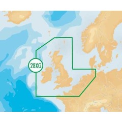 Navionics Plus CHART XL9 28XG CF CARD - UK IRELAND & HOLLAND