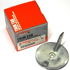 Genuine YAMAHA Trim Tab Anode - 20 to 60hp - 67C-45371-00