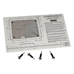 Lowrance Flush Mount Kit - Elite / Hook 5 HDI - 5m - 5x HDI - 5DSI - 000-10028-001