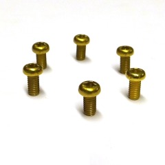 Genuine YANMAR (6) 2GM / 3GM / 2QM15 Sea Water Pump Cover Plate Screws - 26554-040082