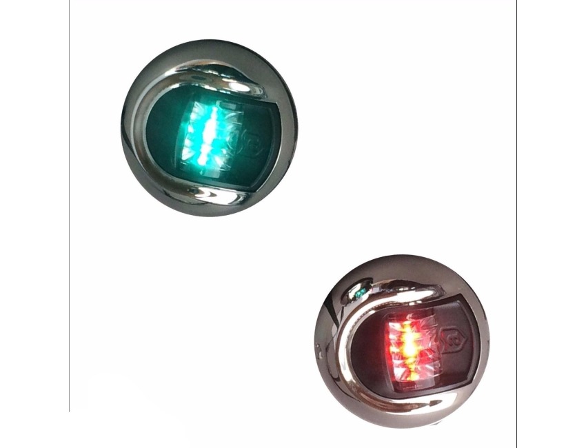 1NM attwood LED Navigation light set 10 year warranty Red / Green & Anchor